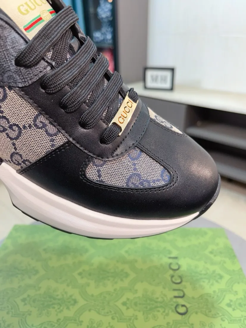 Men's shoes 💰438🌹🌹[GUCCI] Gucci's new lace-up casual men's shoes are on the market first, and the materials and workmanship are superior to all versions on the market. The highest quality shipped first-layer cowhide with imported original perforated materials➕Genuine leather lining, privately molded soft outsole, high foot comfort, imported special materials highlight the brand's unique charm, high-end customization 38-44